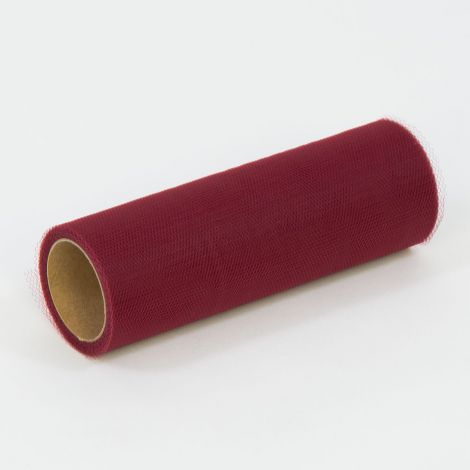 Tiul w rolce 30cm x 10y burgund